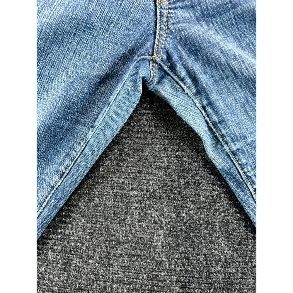 X2 Quality Denim Jeans Womens‎ 10R Blue Cotton Mid Rise Medium Wash Wide Leg